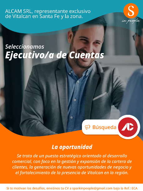 Publicación de Instagram: búsqueda Ejecutivo/a de Cuentas para ALCAM SRL